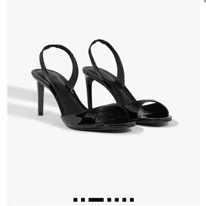 SCHUTZ Black Patent Leather Heels